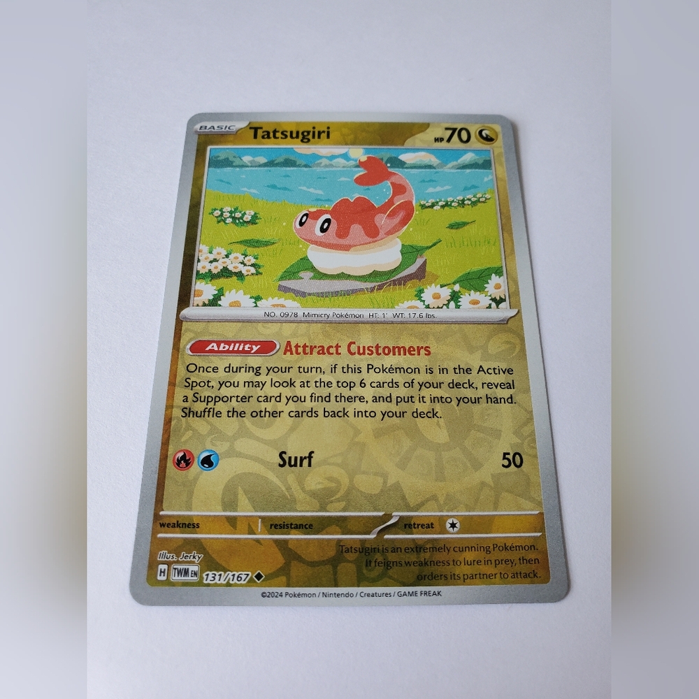 Tatsugiri 131/167 | Twilight Masquerade | Reverse Holo Uncommon | NM | Pokemon - Picture 2 of 5